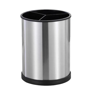 

Utensil Holder Rotating Organizer Multifunctional Spoon Storage Large Capacity Flatware Drainer Countertop Forks Chopsticks