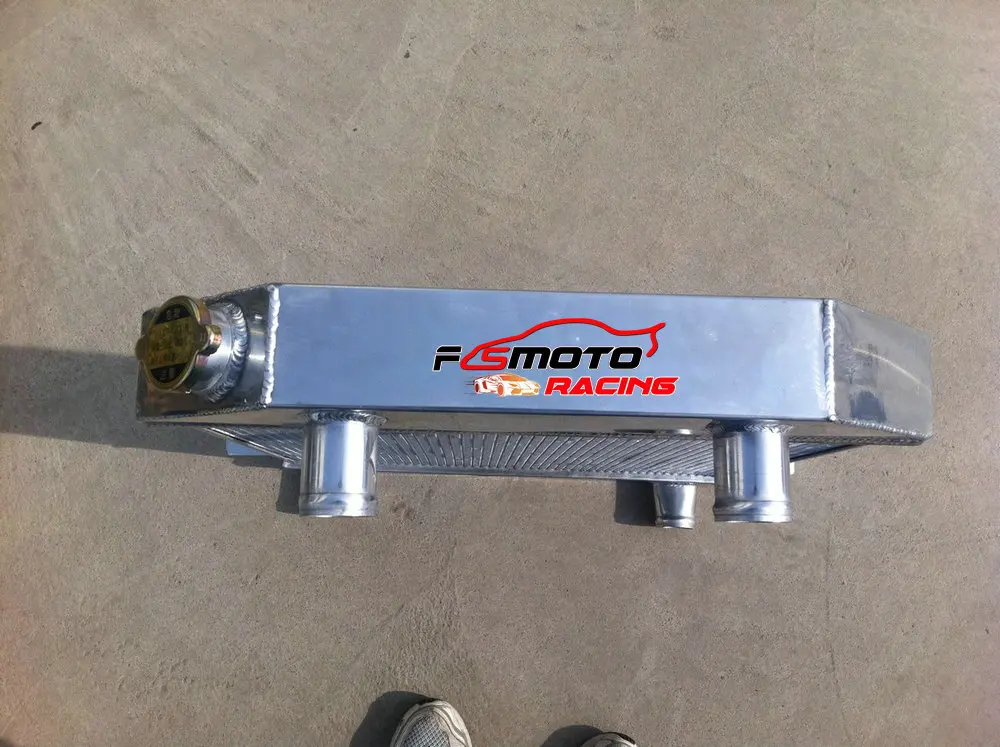 3-reihiger Vollaluminium-Kühler Racing für 28 29 Ford Modell A für Chevy GM V8-Motor – Detail 4