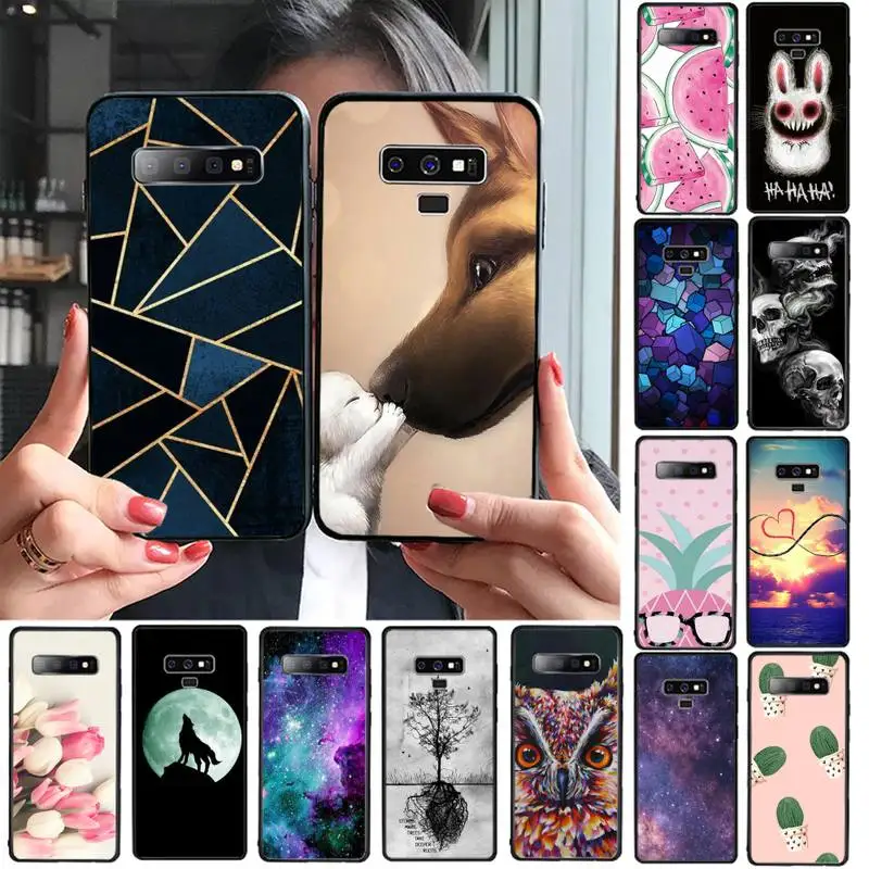 

Marble animal wolf leopard cartoon cactus pineapple flower Phone Case for samsung A 50 51 71 31 21 30 S 20 9 note 20 J4 2018