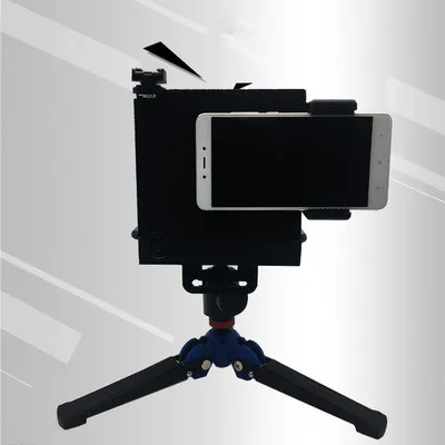 Портативный Prompter смартфон Teleprompter для новости Live интервью речевой для DSLR камер мобильный телефон с пультом дистанционного управления