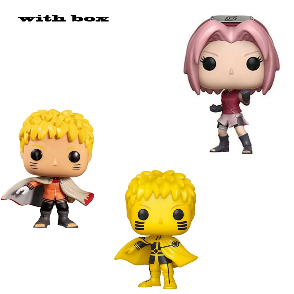 Pop naruto hokage sakura em estoque com caixa figura brinquedos modelo de brinquedo para crianças