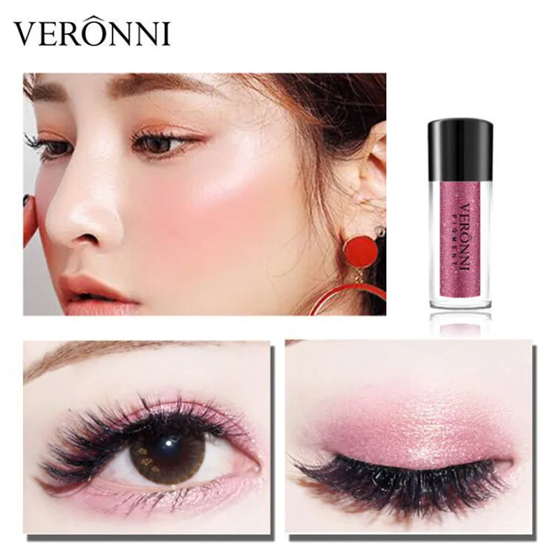 

Water-Resistant Shimmer Eye Shadow Powder Pigment Easy To Color No Fading Long-lasting Nude Metallic Eye Shadow Makeups Cosmetic