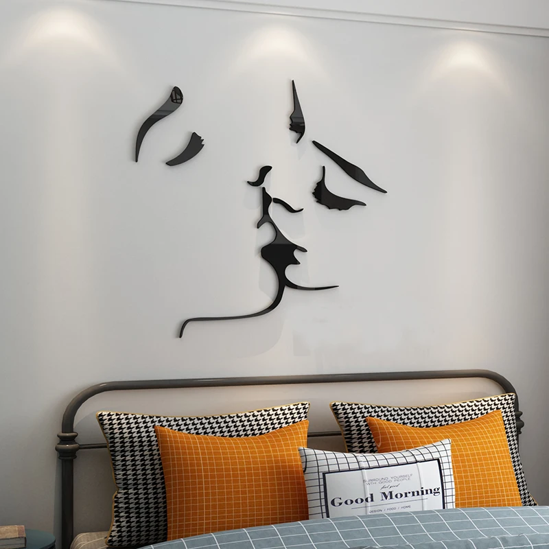 Cartoon Smiley Gesicht Ausdruck pack Wand aufkleber Für Kinder zimmer Home  decor wohnzimmer Kreative Acryl Wand aufkleber Selbst paste - AliExpress