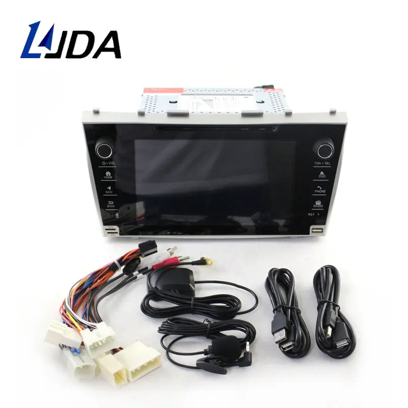 LJDA Android 10,0 2 Din автомагнитола для Toyota Camry 2007 2008 2009 Автомобильный мультимедийный плеер стерео Авто аудио gps DVD видео wifi ips