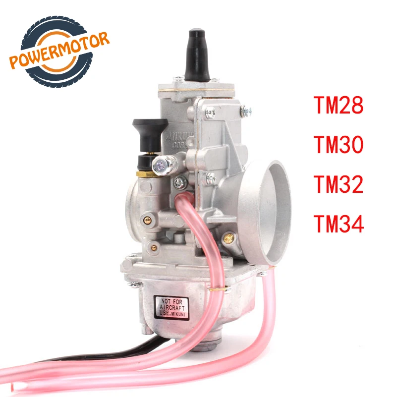 

New Mikuni Carburetor Carb TM28 30 32 34 Flat Slide Carburador Spigot TM34-2 42-6100 Carbs forHonda CR250 forKawasaki KX125 150