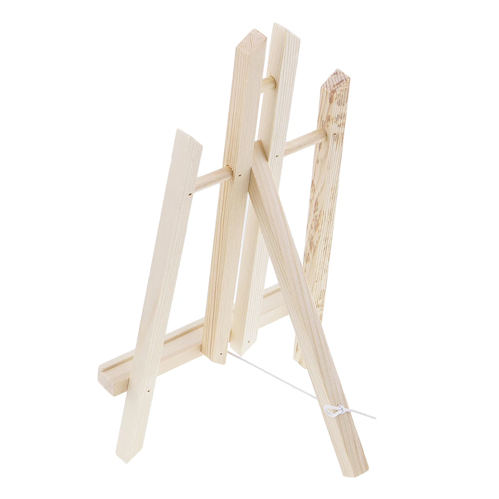 30cm Artist Wood Easel Advertisement Exhibition Display Shelf Holder Easel For Painting Stand Picture Photo Canvas Display 
