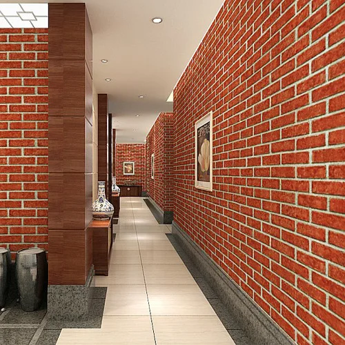

Vintage Rustic White Red Brick 3D Wallpaper Roll Bedroom Dinning Living room Wall Covering Modern WallPaper Home Decor