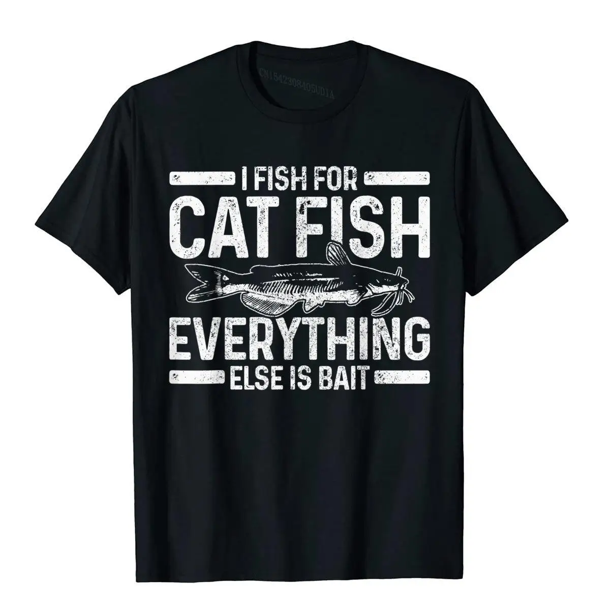 Mens Catfish Fishing Catfishing Funny Saying Fisherman Gift T-Shirt__B14197black