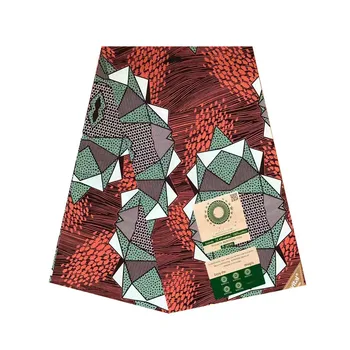 

2019 veritable african wax prints in fabric nigerian block soft breathable 100% cotton 6yards/piece V-L 698