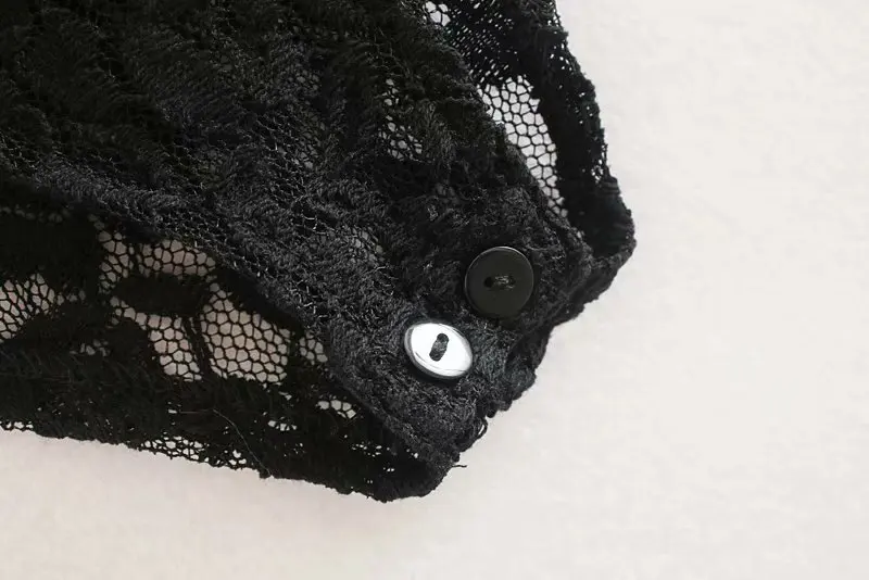 New 2020 Women sexy sleeveless black white color lace slim bodysuit chic siamese blouse female perspective playsuits blusas P811