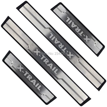 

For Nissan X-TRAIL T32 2014-2019 Stainless Door Sill Scuff Kick Plate Protectors Trim Guard Pedal Cover Car Styling Accessories