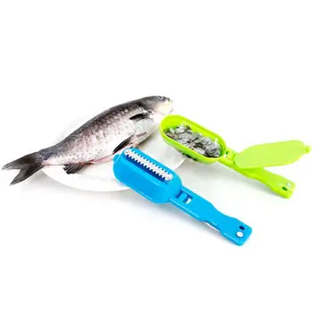 

Fish Scale Remover Scaler 1PC Fish Scale Planing Scraper Kitchen Gadgets Cleaner Stainless Steel Kitchen Utensils Peeler