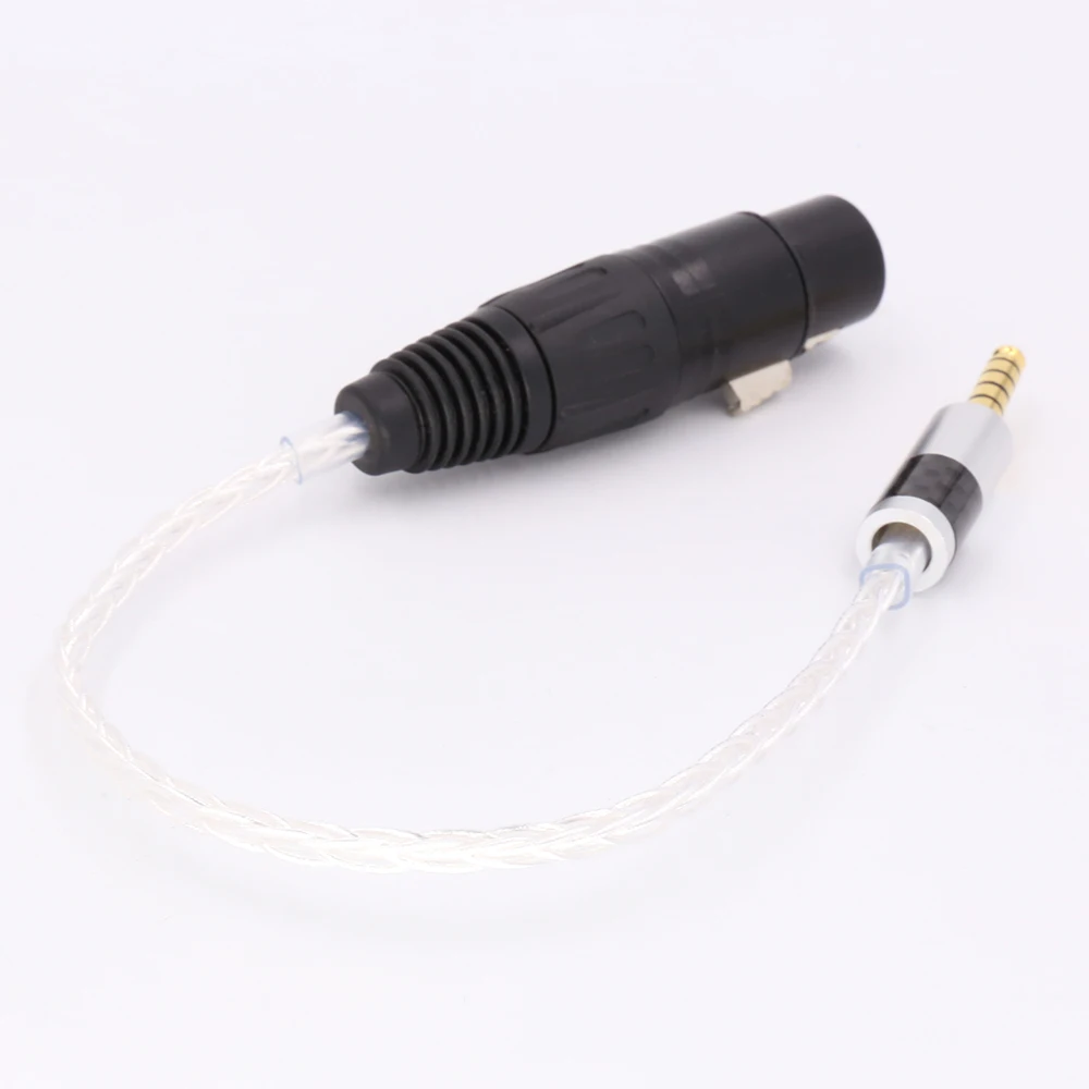 Audiocrast 4 4mm Headphone to 4 Pin XLR Female Aux Cable TRRRS Audio Jack