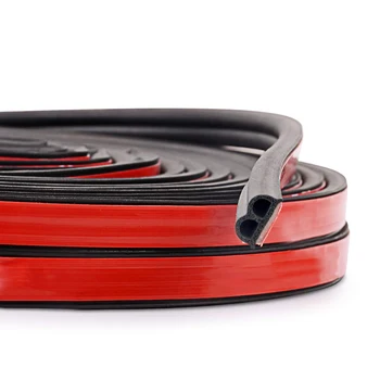 

10M B-Shape Type Self Adhesive Automotive Rubber Seal Strip Weatherstrip for Car Window Door edge anti-collision rubber strip