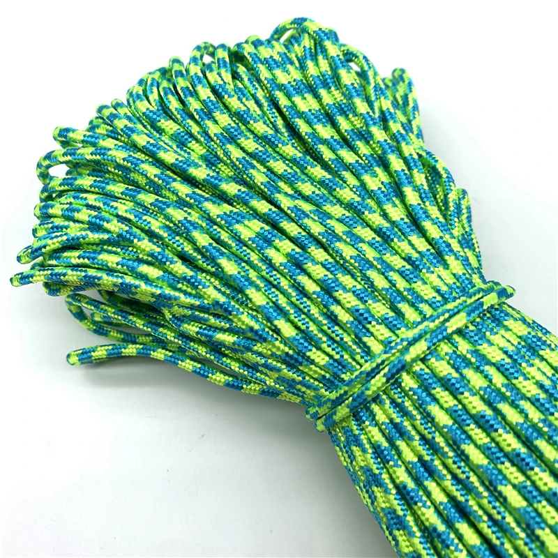 10yards/Lot 3mm Cord Rope Parachute Lanyard Rope For Climbing Camping Survival Equipment Paracord Bracelet Mask Lanyards