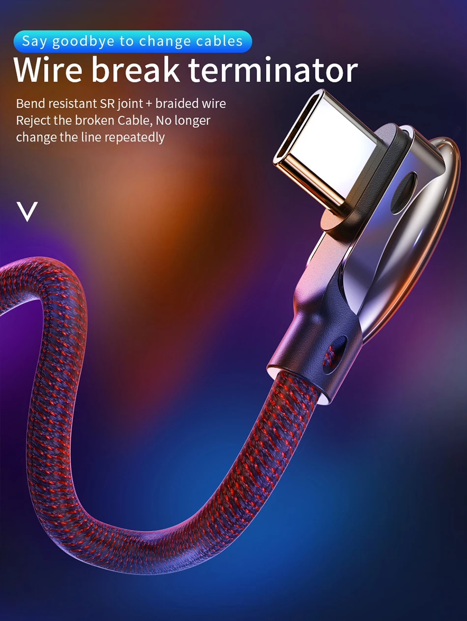 Кабель Essager usb type-C для быстрой зарядки кабель USBC type-C для Xiaomi Redmi Note 8 7 Pro samsung Oneplus 7 Pro USB-C шнур зарядного устройства