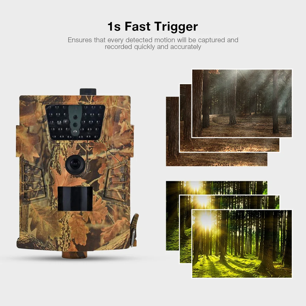 NACATIN ht - 001B Digital&nbsp;Wildlife Trail Camera 30PCS Infrared LEDs IP65 Waterproof 1080P Image