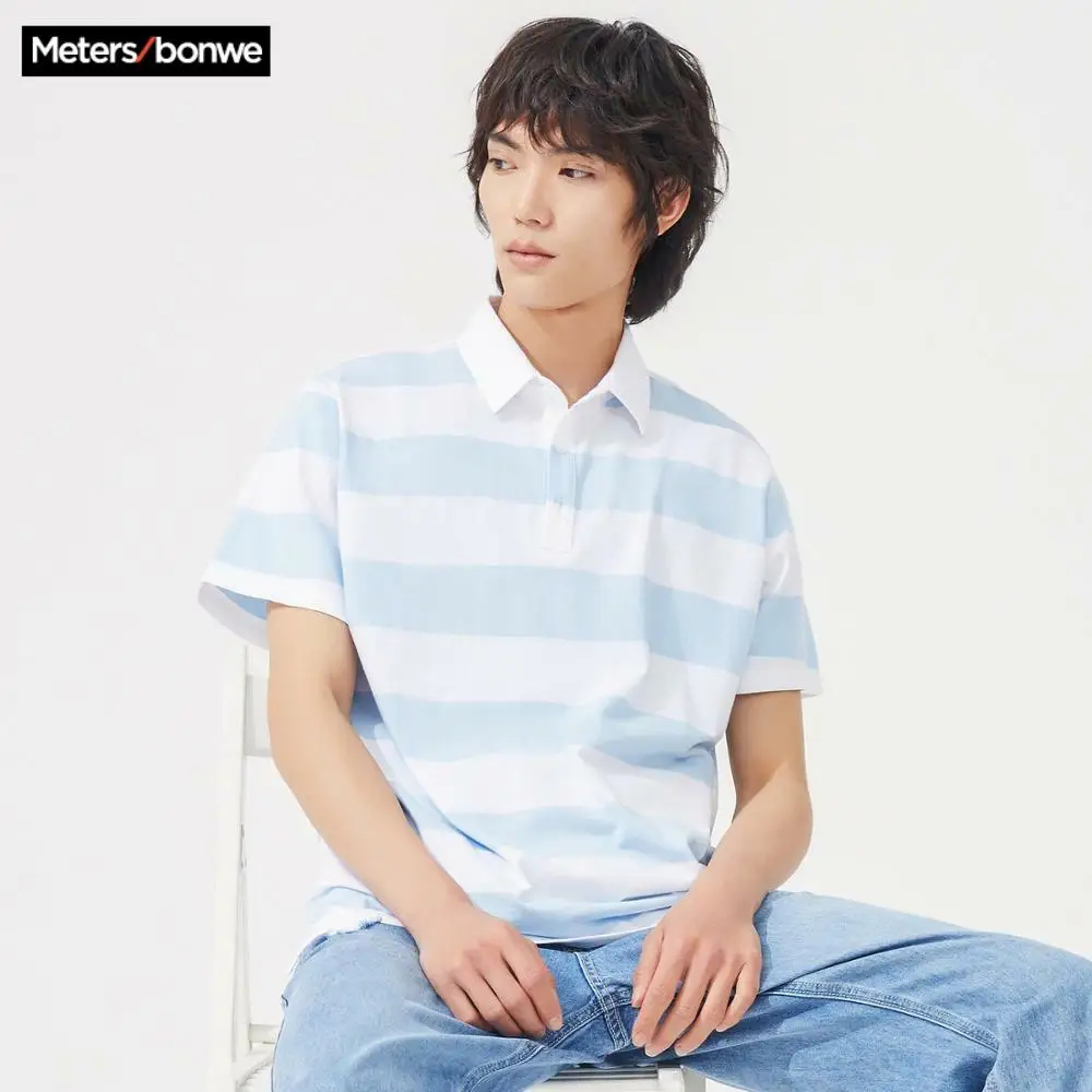 Metersbonwe брендовая рубашка поло 2020 новые летние высококачественные мужские