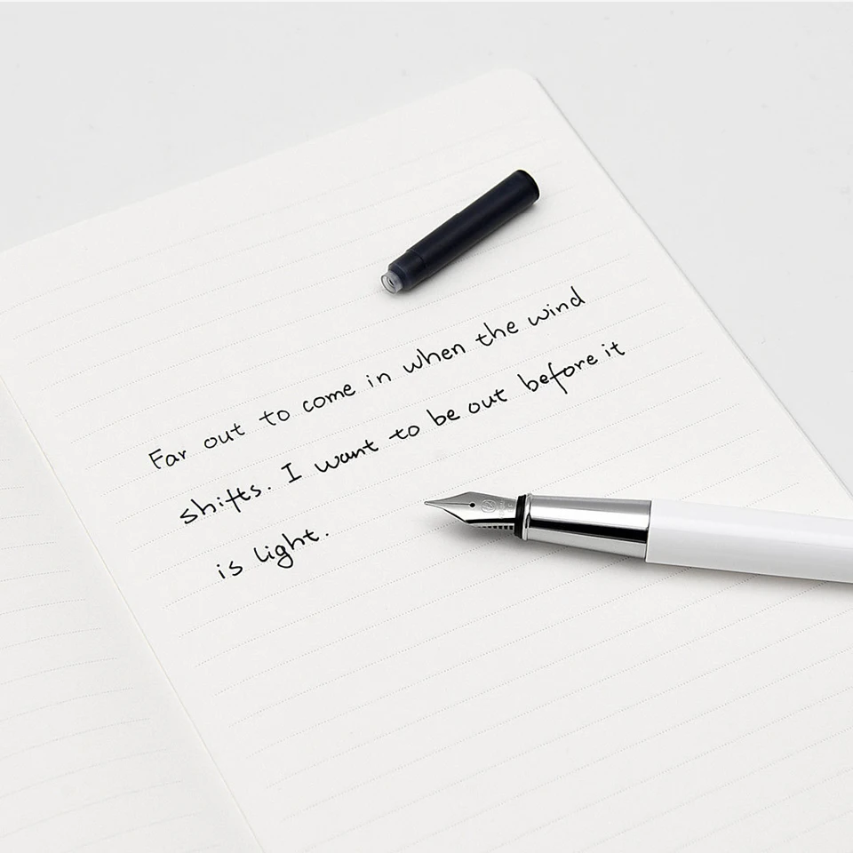 Xiaomi KACO BRIO черный/белый авторучка с чернильная коробка для хранения мешок, чехол 0,3 мм наконечник Металл чернильная ручка для письма ручка 3