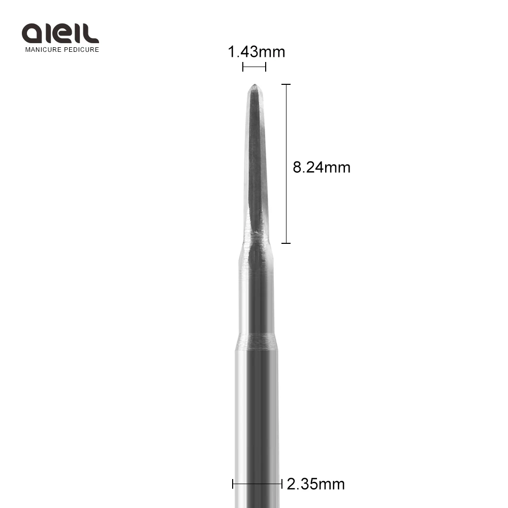 Твердосплавные сверла для электрического маникюра, аксессуары для ногтей, сверло для удаления акриловых гелевых пилок для ногтей