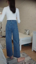 Vaqueros de cintura alta para mujer, Pantalones rectos de pierna ancha a la moda, holgados, cómodos, informales, ropa de mezclilla, pantalones bombachos