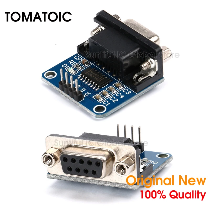 1 шт. RS232 в TTL/женский Серийный порт TTL/Серийный Модуль платы MAX3232 | Электроника