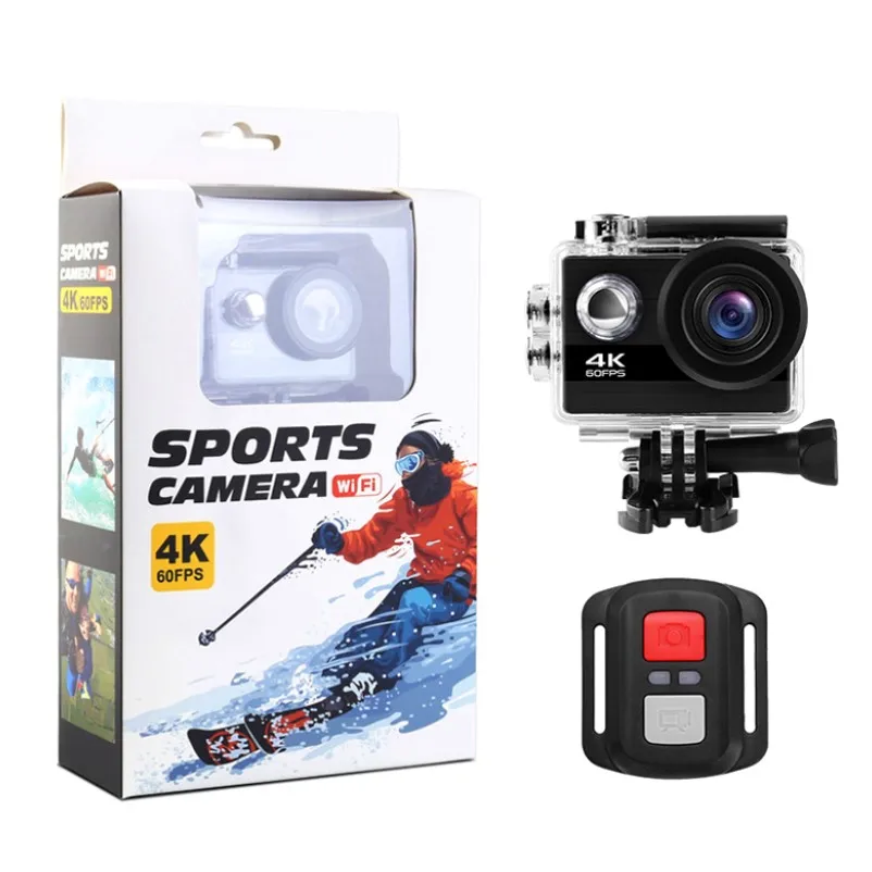 Camera Add Remote Go pro экшн-камера 2,4 Удаленная ультра 4 K/60FPS камера WiFi Спортивная экшн-видеокамера s 170D Подводная Водонепроницаемая камера - Цвет: Camera Add Remote