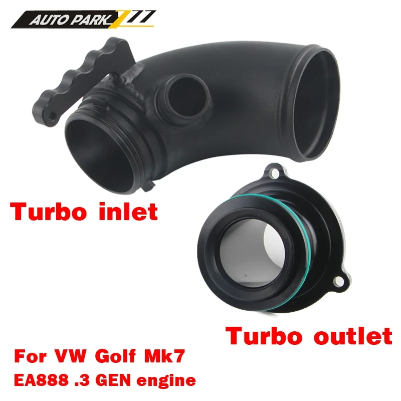 Turbo inlet outlet upgrade pipes tubes Turbo Muffler delete for golf 7 audi A3 8V S3 S1 TT leon EA888 Gen3 1.8T 2.0T