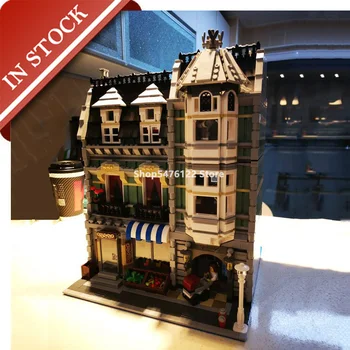 

Street View Green Grocer 10185 15008 In Stock Building Blocks 2300+Pcs Creator Expert 84008 30005 99015