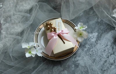 QW 50 шт. детский день рождения свадьба юбилейный Свадебный вечерние золотые Уникальные diy персонализированные коробки конфет gifs коробки - Цвет: QW