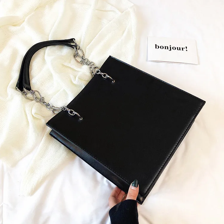 

High Grade Sense Big Bag Women's 2019 New Style Western Style WOMEN'S Bag Small CK Chain Shoulder Bag WOMEN'S Large-Volume Tote