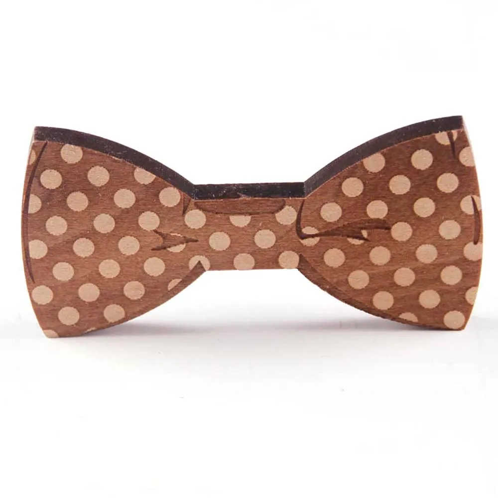 Wood Bow Tie Элегантный, мужской, женский, детский, резной, с черепом, флагом, в полоску, деревянный галстук-бабочка, галстук-платок для жениха, девочки, мальчика, для свадебной вечеринки, деревянный галстук-бабочка - Цвет: Wood Bow Tie
