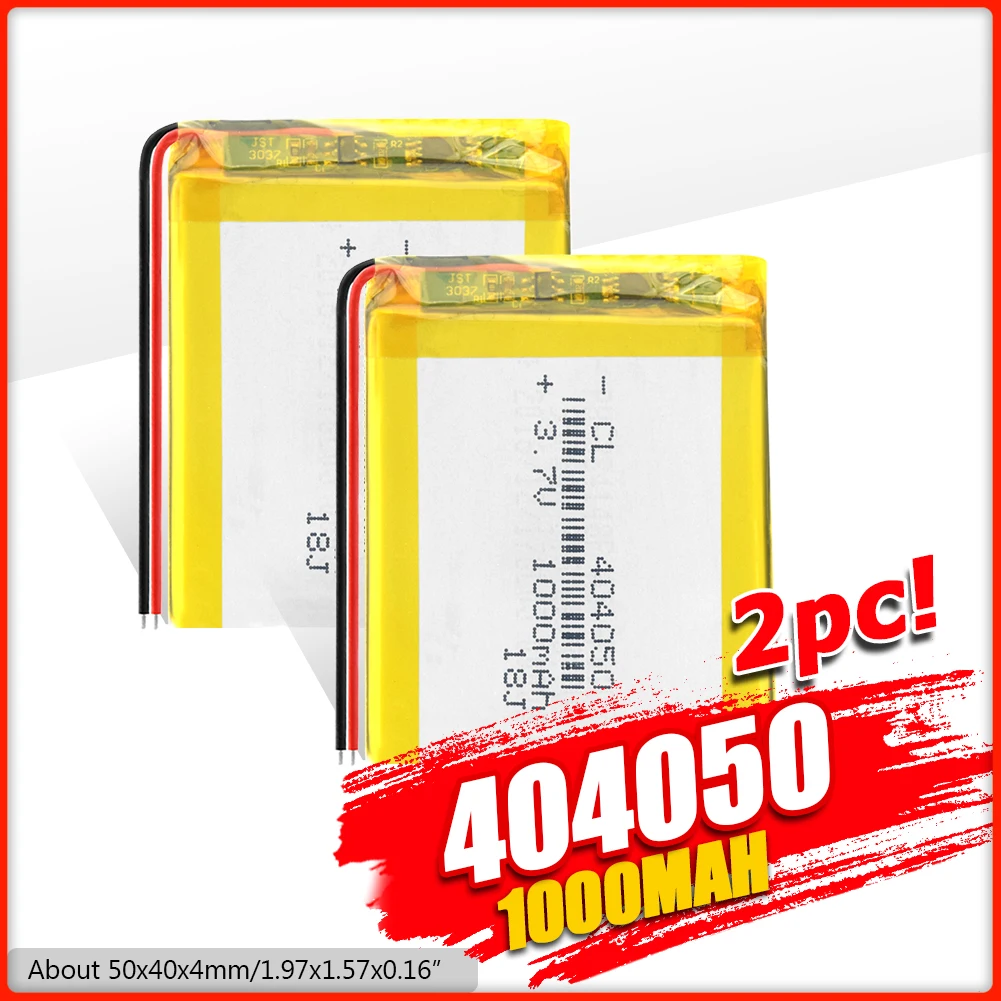 GPS Φ 3 7 V 404050 1000MAH полимерная фотобатарея Li Ion для MP3 MP4 MP5 электрического игрушечного