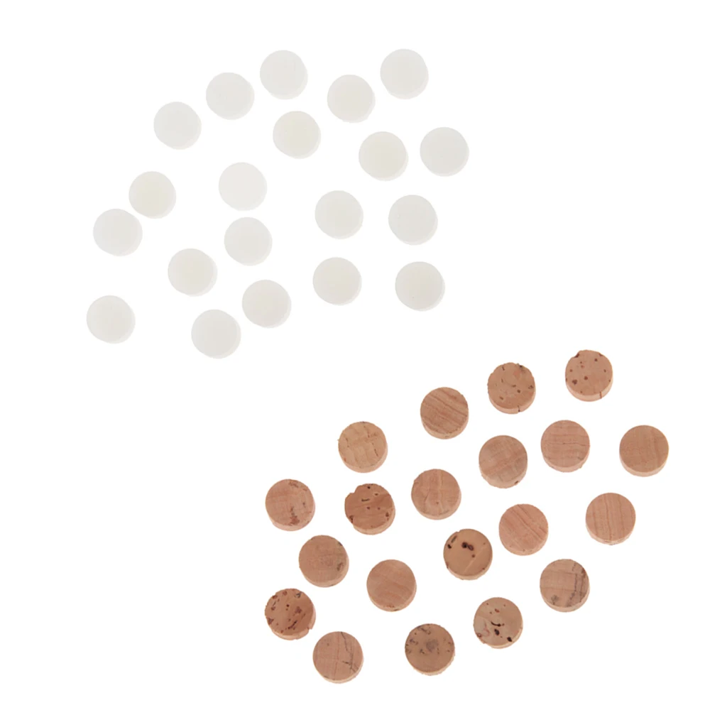 40x Water Key Corks Cornet Corks Suit for Trumpet Cornet Flugelhorn Trombone