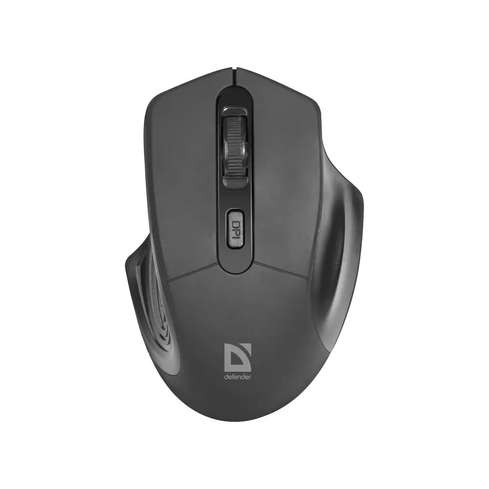 Компьютерная мышь Defender Datum MB-345 черный,4 кнопки, 800-1600 dpi