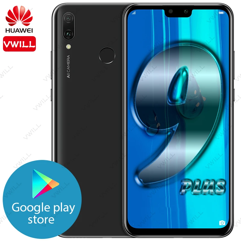Huawei Y9 смартфон с 6 5 дюймовым дисплеем восьмиядерным процессором Kirin 710 4000 мАч ОЗУ 4