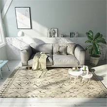 Высококачественный полиэстер фланелевый длинный Пол Дверной Коврик геометрический рисунок кухня ванная комната абсорбирующий коврик ковер CF