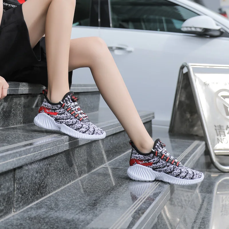 New ladiescasual sports shoes handknit fashion womenshoes summer lightweight straps comfortable wild trend personality increased
