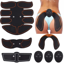 EMS Abdominal Muscle Stimulator Hips Arm Belly Trainer Muscle Sports Ass Stimulator Leg Massager Vibration Fitness Equipment