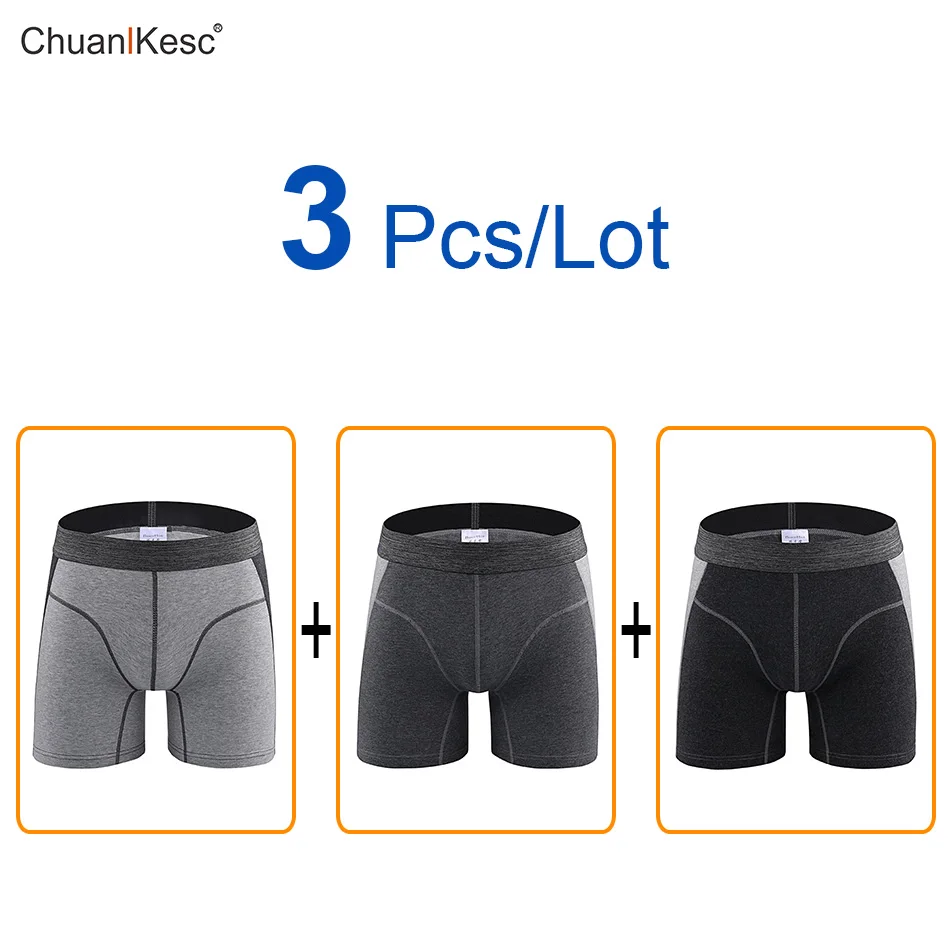 

3pcs Fashion Boxer 95% cotton men's underwear High-stretch Panties Comfortable Breathable Warm and Dry Men's Boxer Underwear