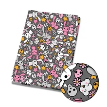 

DIY 140CMx50 cm cartoon cloth hand-sewn seamless stitching quilt clothes home textile printed cloth children's sewing dress etc.