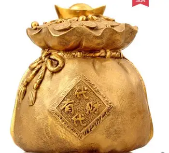 

Brass wallet decoration Chinese geomantic decoration handicraft