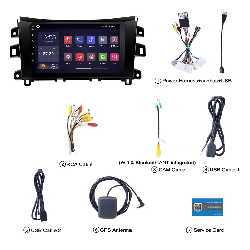 Sale PX6 4G+64G 10.1 inch Android 9 ips screen car multimedia system For Nissan navara NP300 2016-2018 car gps radio navigation 5