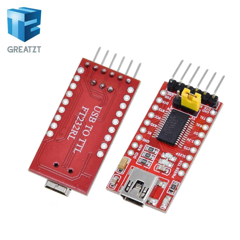 GREATZT FT232RL FTDI USB 3 В 5 к TTL модуль адаптера для мини порта forArduin. Купите хорошее