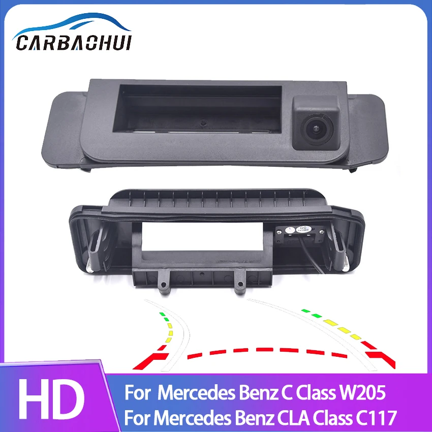 HD автомобильная ручка багажника камера заднего вида для Mercedes Benz CLA Class C117 C W205 2015
