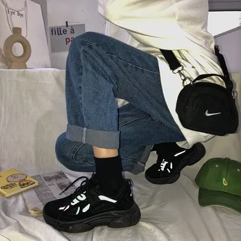 

CINESSD Mesh Fashion Platform Sneakers Women 2020 Reflective Summer Shoes Women Casual Sneaker EVA Shoes Woman Sneakers Solid 40