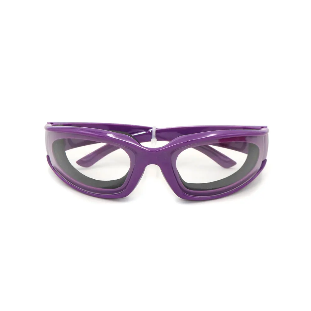 Высокое качество, дешевые кухонные очки для лука, без разрывов, для нарезки, измельчения, измельчения, для защиты глаз, очки, кухонные аксессуары - Цвет: PURPLE