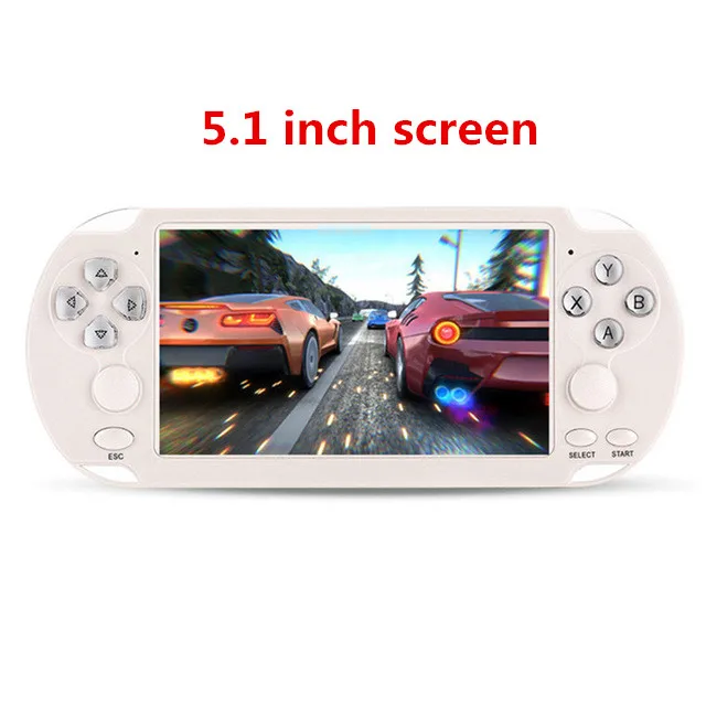 2019 version X7/X9 Plus Handheld Game Player 5.1 Inch HD  8G ROM Built in 10000 Games TV Output Multimedia Video Game Console 