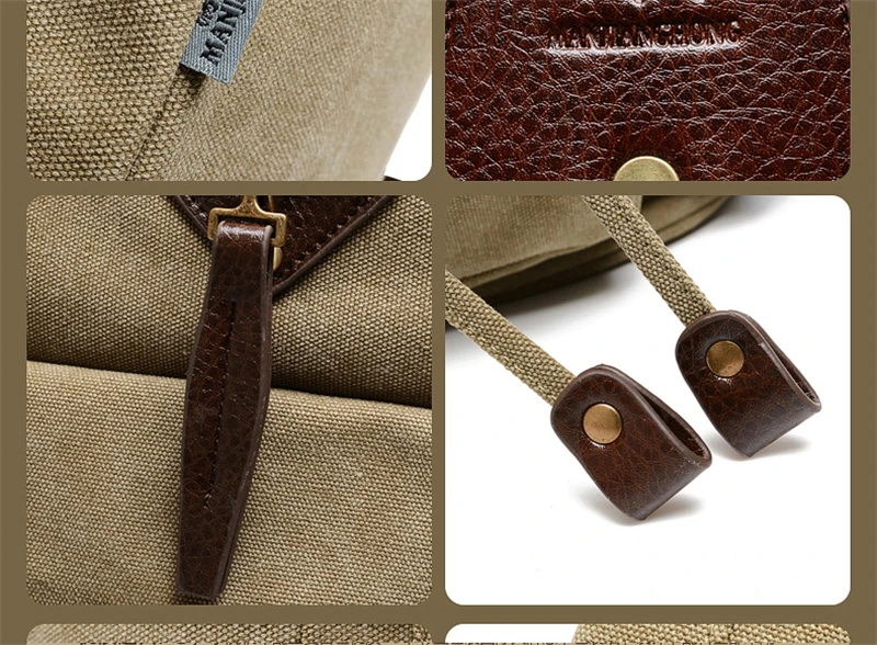 New Casual Men Backpack England Style Vintage Men's School Bags Travel Sport Camping Hiking Quality Washed Canvas Backpack Women