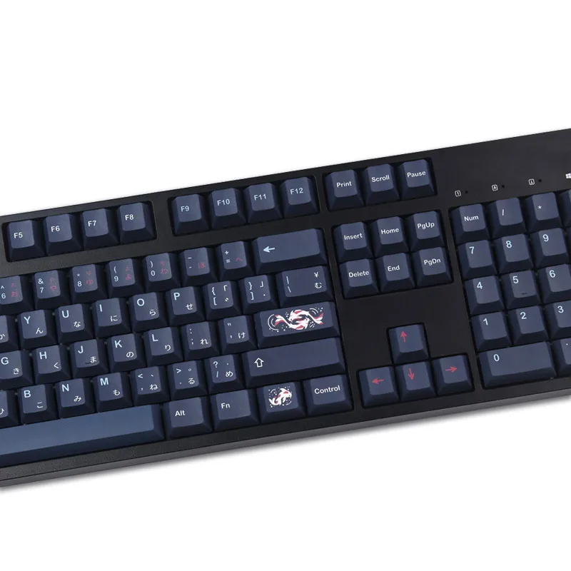 Gmk-zen Pond Teclado Mecânico Keycaps Perfil Cereja Pbt Sublimação Dye Koi Conjunto Completo para Switch mx 144 Chaves - Imagem 6